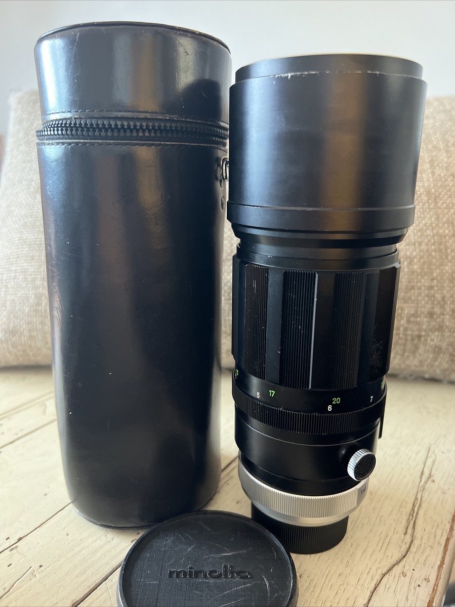 Minolta MC Tele Rokkor HF 30cm (300mm) f4.5 Camera Lens | eBay