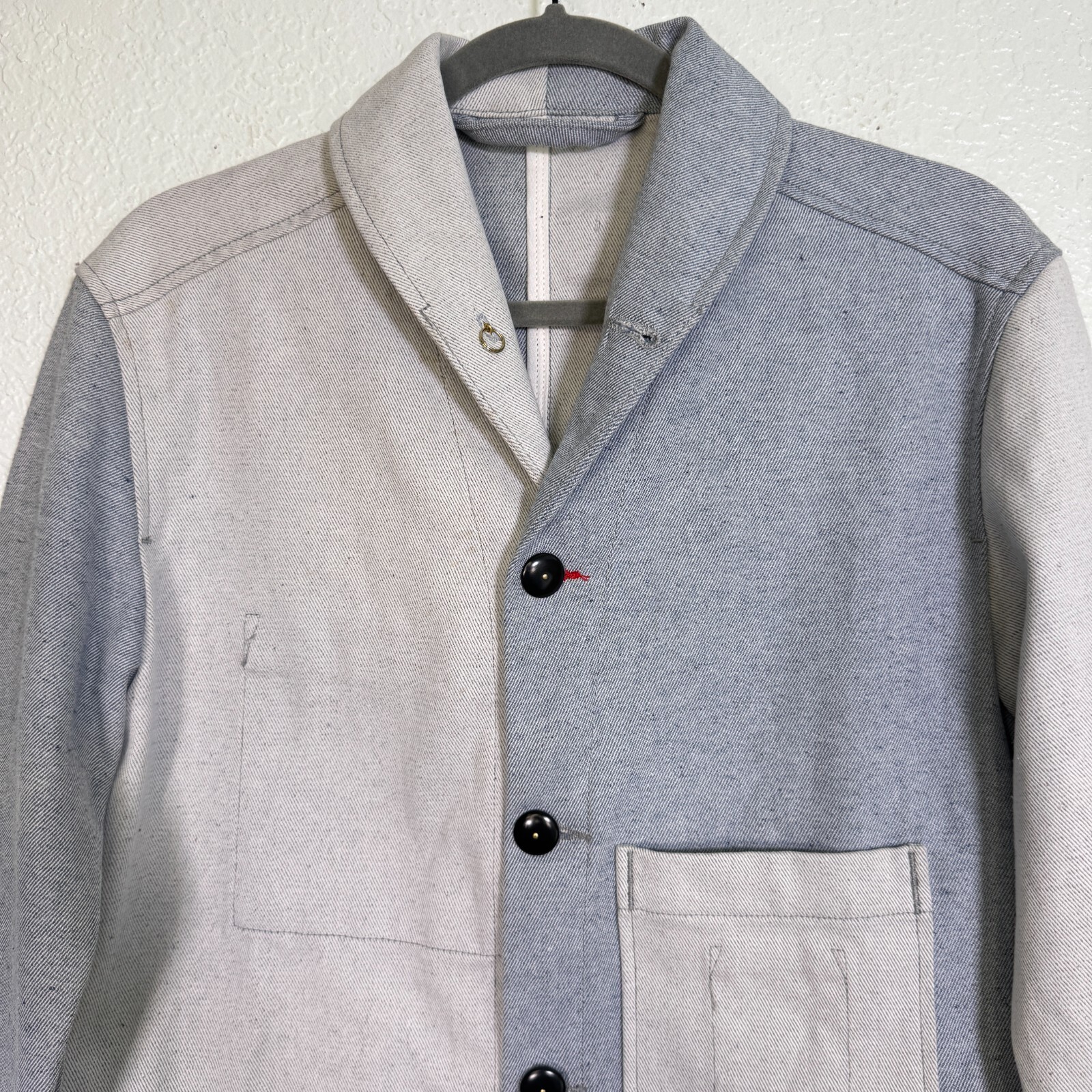 Imperfects Shepards Jacket Mens Patchwork Mix Den… - image 5