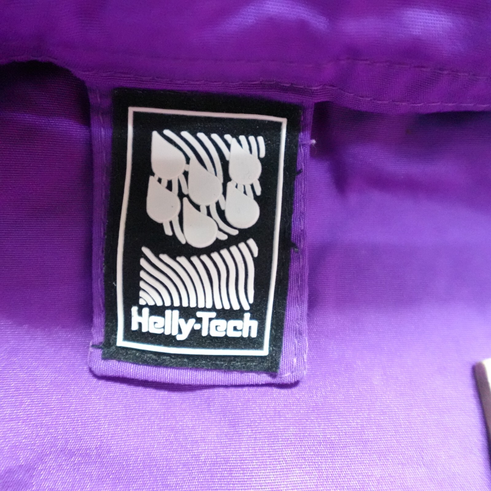 Vintage Helly Hansen Jacket Small Red Purple Teal… - image 8