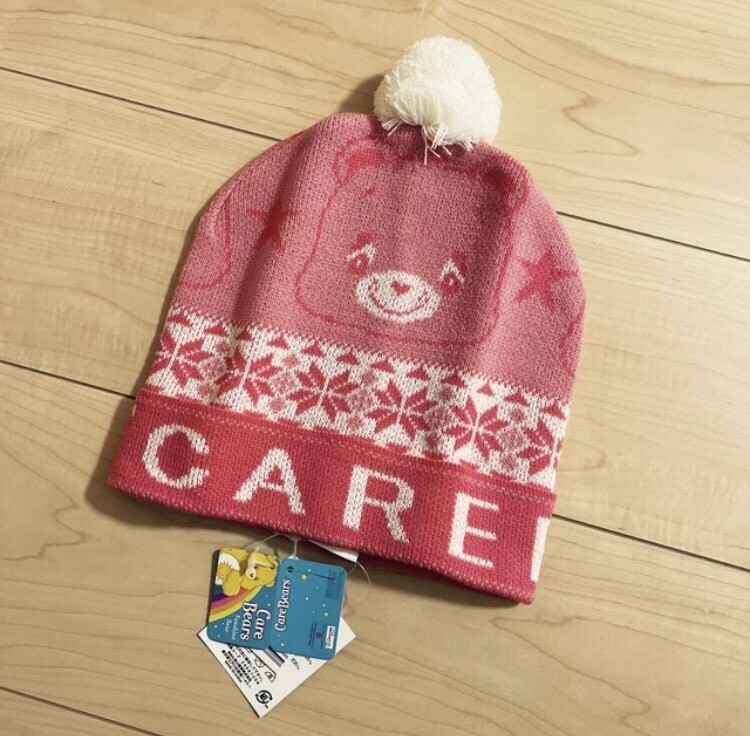 Care Bear Hat Pink Kids New UK