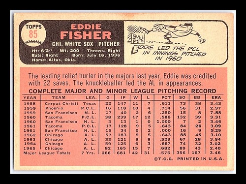 1966 Topps Baseball Cards - #1-176 - You Pick - aaalvins - Picture 83 of 101