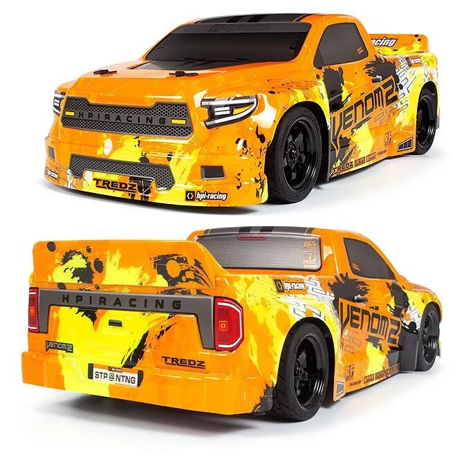 HPI Sport 3 Venom 2 T-10 Racing and Drift RC Pick Up Truck (inkl. 2 Sets Räder) - Bild 2 von 4