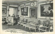 77 PALAIS DE FONTAINEBLEAU CABINET OF POPE PIUS VII 