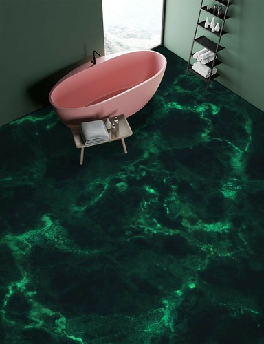 3D Green Texture 5291 Floor WallPaper Murals Wall Print Decal AJ WALL Fay - Picture 2 of 6