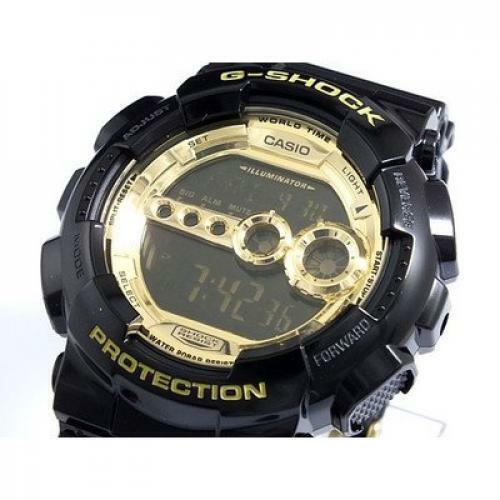 Casio G-shock Gd-100gb-1jf Black Gold Series Model Wrist Watch 