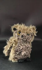 Folkmanis 6” Brown Screech Owl Hand Puppet with Turning Head Plush