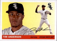 2020 Topps Archives TIM ANDERSON 1955 Style Base Card White Sox #58