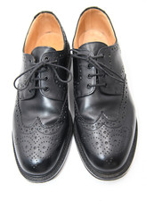 Dapper Dresser Alert. Hardly worn fine pair Shipton & Henage black broguesUKsz12