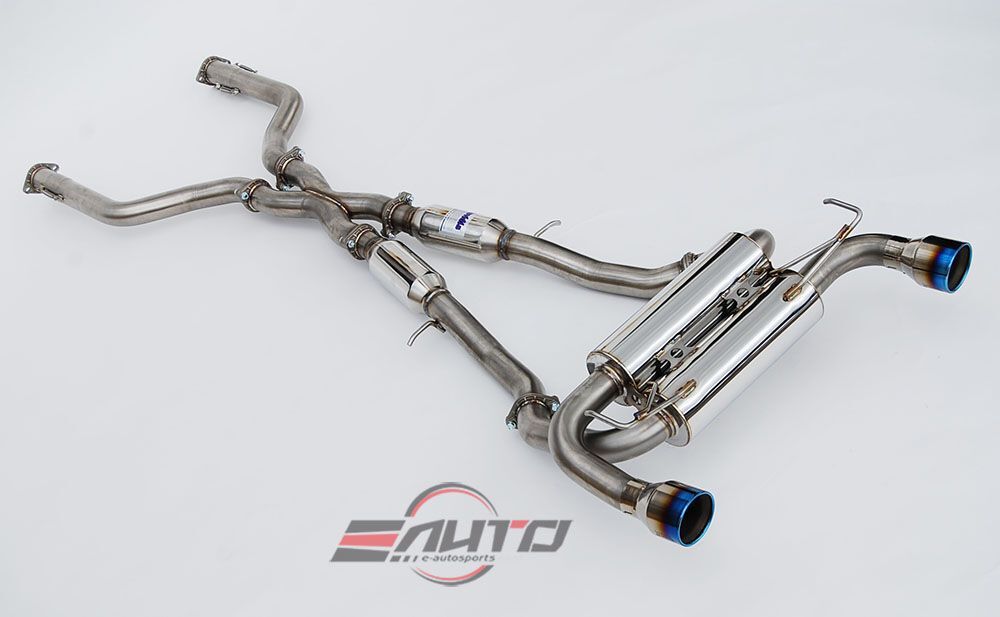 INVIDIA GEMINI Rolled Titanium Tip Catback Exhaust for Nissan Z