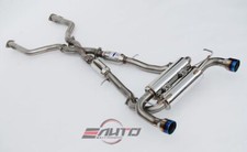 INVIDIA GEMINI Rolled Titanium Tip Catback Exhaust for Nissan Z RZ34 400Z 23-25