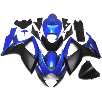 Injection Blue Fairing Kit for Suzuki GSXR600 GSXR750 K6 2006 2007 ABS Bodywork