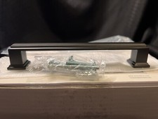 Amerdeco 10 Pack Matte Black 5 Inch 128mm Hole Centers Kitchen Cabinet Pulls...