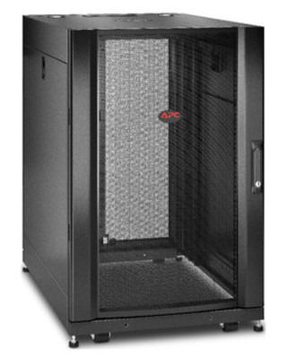 APC NetShelter SX, Server Rack Enclosure, 18HE, Schwarz, 925H x 600W x 900D mm