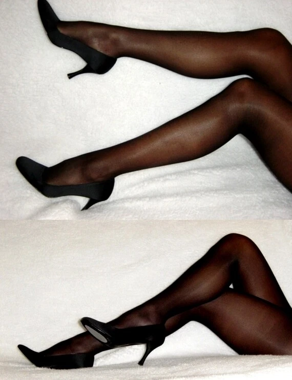 Peavey Pantyhose Hooters Uniform Sexy Legs Waitress Bartender Flight Attendant - Image 3 of 4