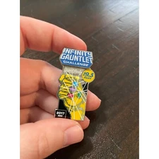 Marvel Run Disney Infinity Gauntlet Challenge 19.3 Miles 2017 Metal Trading Pin