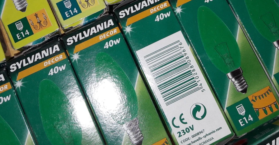 1 bulbo esfera oliveira verde Sylvania 40W E14 decoração de Natal - Imagem 2 de 3