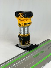 Dewalt DCW600 & DWP611 Trimmer Router Guide Adaptor to Festool Track