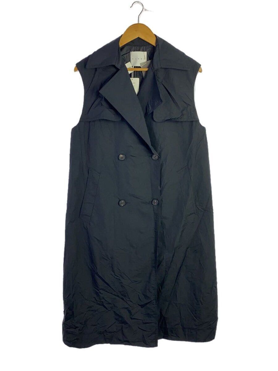 CINOH NYLON JACKET 36 BLACK 23SVE001 TYPEWRITER GILET Used CINOH NYLON JACKET 36 BLACK 23SVE001 TYPEWRITER GILET Used
