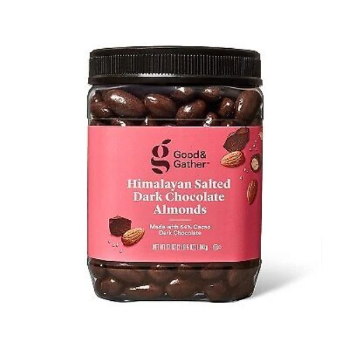 Himalayan Salted Dark Chocolate Almonds - 37oz