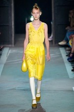 NEW Marc By Marc Jacobs Brilliant Lemon Spring/Summer 2015 Dress.SZ:S