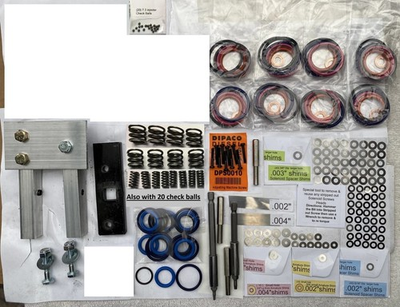 #ad 7.3L POWERSTROKE injector deluxe rebuild KIT w vice clamp and tools amp; springs $195.00