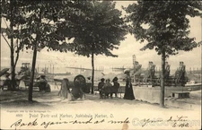 Ashtabula Harbor, Ohio OH Point Park Harbor Rotograph 1905 Providence, RI