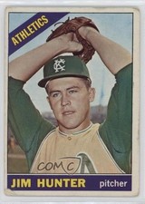 1966 Topps Catfish Hunter Jim Hunter #36 HOF k5q
