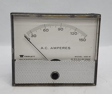 TRIPLETT 330-G 0-150A AMPERES PANEL METER RC1-4 