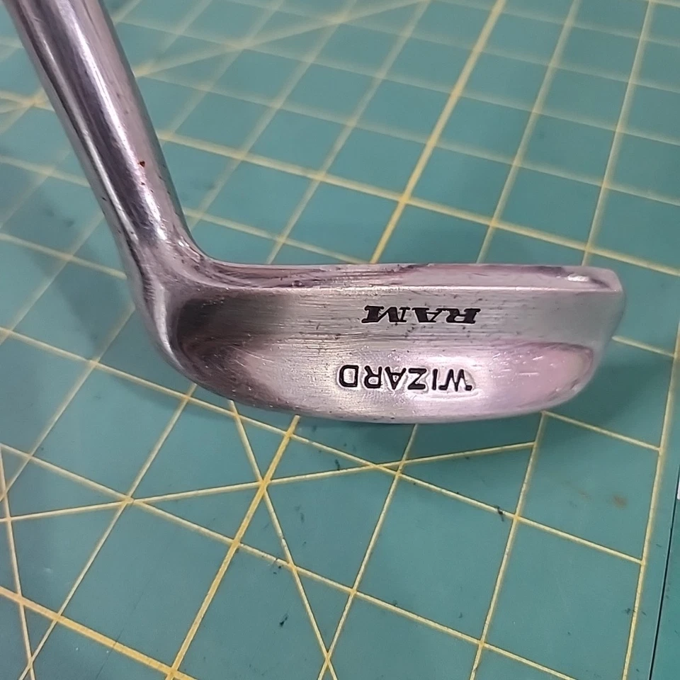 RAM Wizard Approach Iron Putter Golf Club RH 35.5" Blade Steel Shaft Vintage - Image 3 of 4