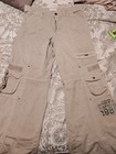 Pacsun Weathered Low Rise Baggy Flare Cargo Pants Size 26 — photo 1