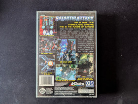 Galactic Attack (Sega Saturn 1995) Complete CIB Tested W/ Reg Card + Foam