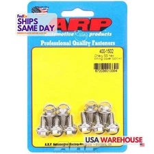 Arp 400-1502, Set of 10 S/S Timing Cover Bolt Kit Stainless Polished Performance