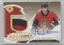 2019 Ultimate Collection Rookies Gold 39/99 Tier 1 Max Veronneau Patch Auto 5j8
