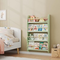 Woltu Wandregal FüR Kinderzimmer Regal BüCherregal Aufbewahrungsregal 4 Ablagen