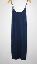 Urban Outfitters Womens Dark Blue V Neck Midi Slip Dress XS 
