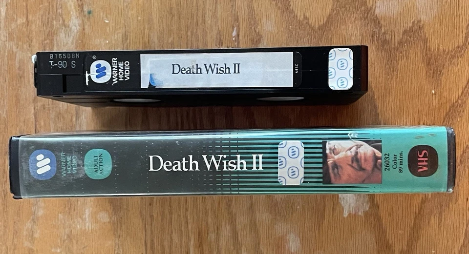 Death Wish II VHS [Fully Tested Warner Home Video VHS, No Mold, 1982] - Image 3 of 3