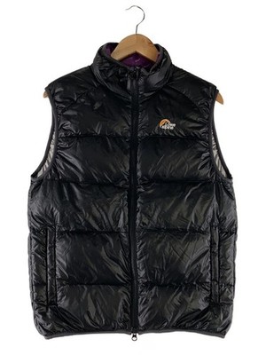 Size M Lowe Alpine Puffer Vest Nylon Black Plai