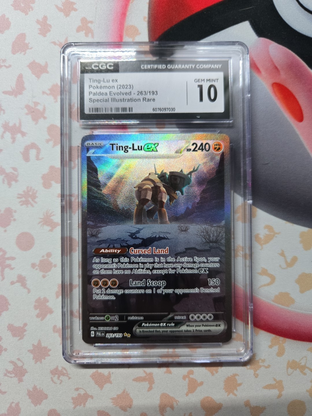TING-LU EX 263/193 - Paldea Evolved - CGC - Pokémon Card TCG (Equiv. PSA & BGS)