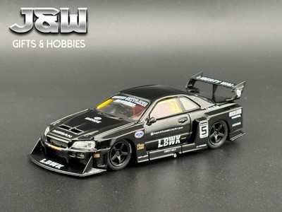 ☆MINIGT LBWorks Nissan GT-R Matte Black☆ MINI GT LIBERTYWALK LB☆WORKS Nissan GTR (R35) Matte Black