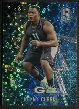 2016 Panini Spectra Neon Blue Prizm Kenny Clark RC Rookie 22/60 #155 Packers