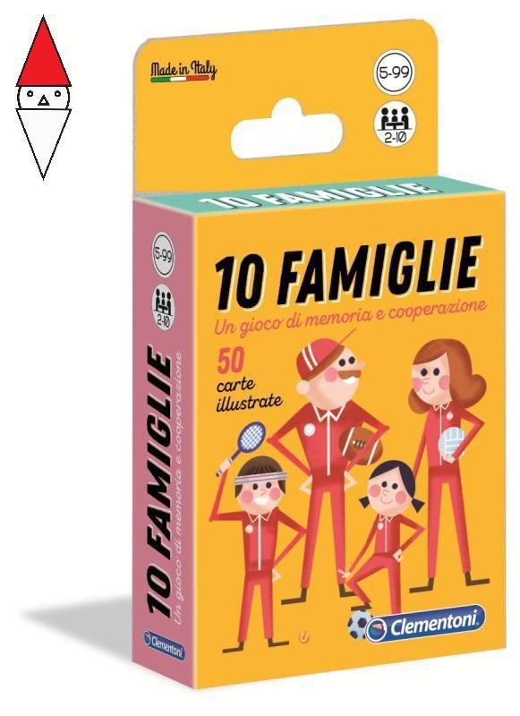 CARTE DA GIOCO CLEMENTONI CARTE 10 FAMIGLIE