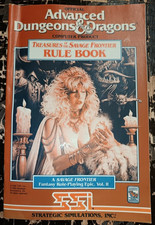 JEU DE ROLES ADVANCED DUNGEONS & DRAGONS COMPUTER PRODUCT 1992 RULE BOOK TREASUR