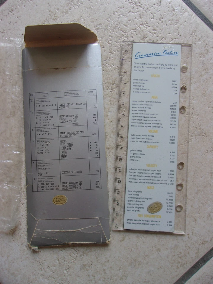 machine à calculer solaire calculatrice vintage extra plate - Photo 2/2