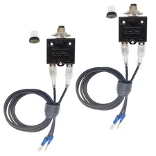 2Pack Circuit Breakers- 3A/5A Professional Circuit Testers for 32V DC & 125/2...