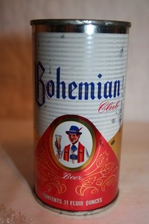 Bohemian Club Beer 11 oz. 1960's flat top Portland Oregon