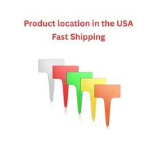 100 Pcs T-Types Plant Tags Thick Plastic Garden Labels Waterproof Plant Markers