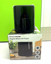 Kitchenmaster 5L Black Air Fryer Digital Display Non-Stick 80-200�C 60min