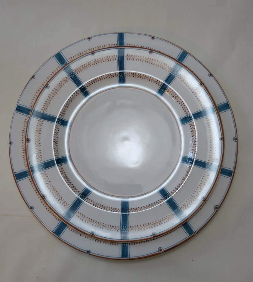 Laboratorio Paravicini Bacchette 蓝盘 晚餐和沙拉 从未使用过 — 第 2/4 张图片