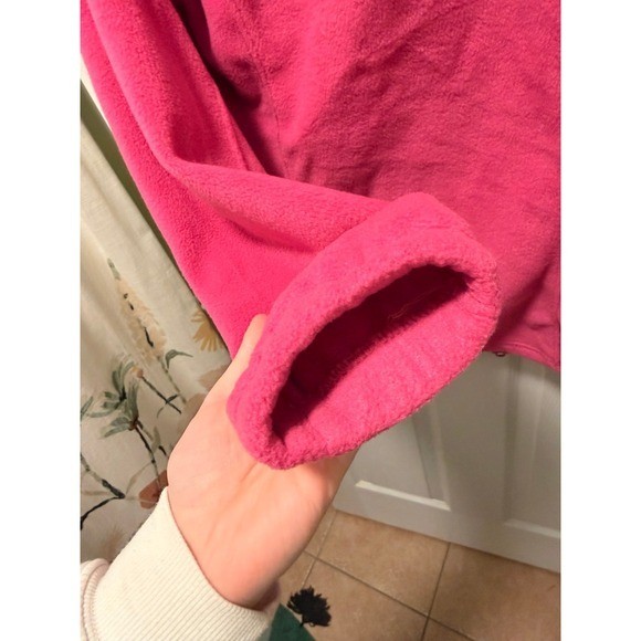 Columbia Pink Fleece Full Zip Jacket Women's Size M thumbnail 4