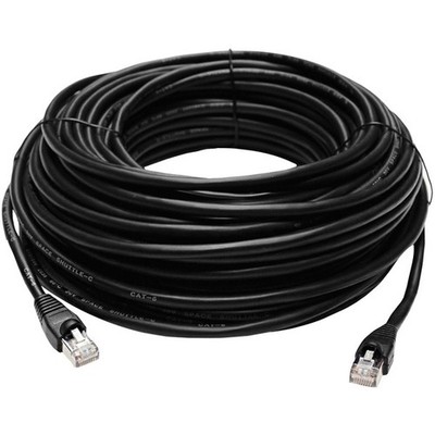 Lorex Cbl100C6Rxu Cat-6 Outdoor Extension Cable For Ip Cameras, Black (100 Ft.)